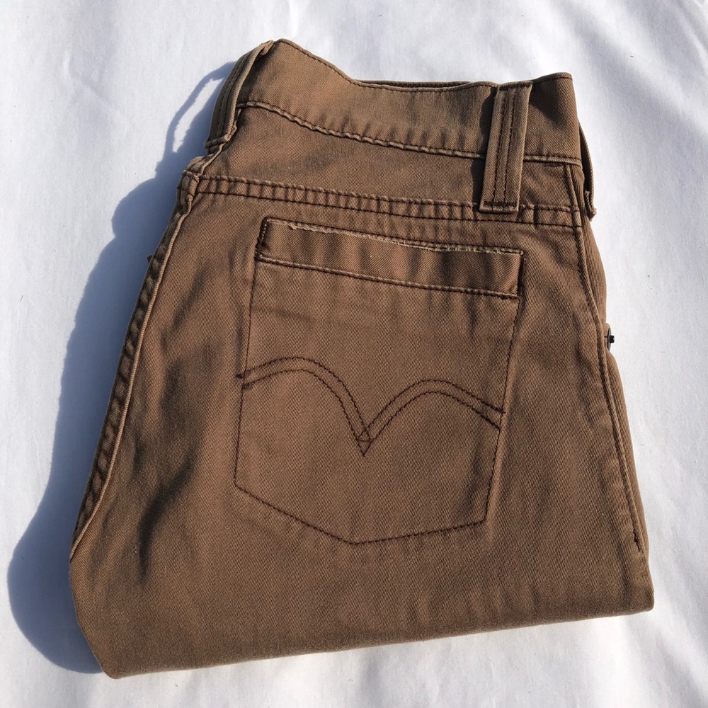 Brown Levi tab twill jeans size 4M